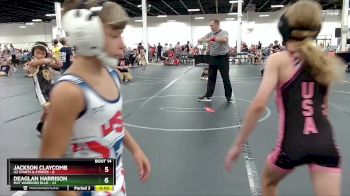 60 lbs Round 5 (6 Team) - Gunnar Landis, U2 Starts & Stripes vs Gwen Gross, Mat Warriors Blue