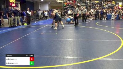 285 lbs Round Of 32 - James Grimm, Kiski Area vs Logan Corner, Saegertown