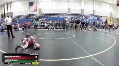 63 lbs Champ. Round 2 - Hank Dunham, Michigan vs Brycen Wallace, Indiana