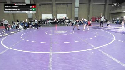 125A Quarterfinal - Nevaeh Johnson, Staley vs Evelyn Allison, Grain Valley