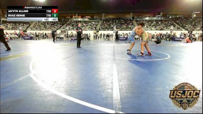 160 lbs Consi Of 8 #2 - Jayvyn Allami, Team Tulsa Wrestling Club vs Boaz Senge, Team Tulsa Wrestling Club