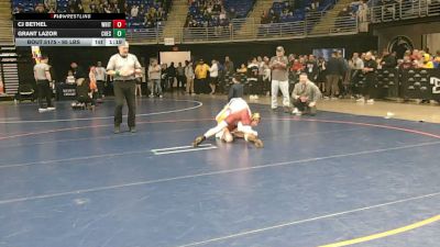 95 lbs Round Of 32 - Grant Lazor, Chestnut Ridge vs CJ Bethel, Whitehall