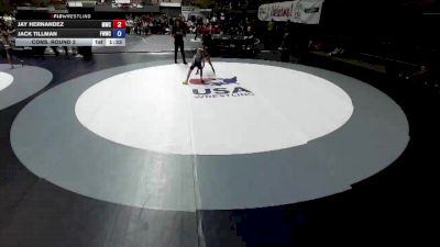 63 lbs Cons. Round 2 - Jack Tillman, Fremont Warriors Wrestling Club vs Jay Hernandez, Madera Wrestling Club