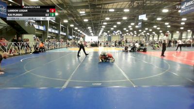 120 lbs Rr Rnd 3 - Landon Logan, Combat Athletics vs Kai Plinski, Alien UFO
