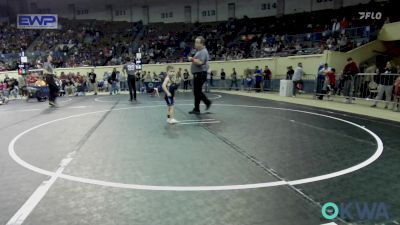 43 lbs Round Of 32 - Maverick Reid, Pocola Youth Wrestling vs Knox Kincaid, Blackwell Wrestling Club