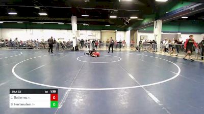 150 lbs Round Of 64 - Jose Gutierrez, FL vs Bo Hertenstein, OH