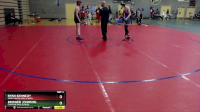 145 lbs 5th Place Match - Ryan Kennedy, Eagle River High School vs BRIDGER JOHNSON, Chugiak High School