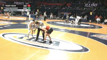 3A 150 lbs Cons. Round 2 - Evan Matkovich, Aurora (West Aurora) vs Tommy Fidler, Chicago (Marist)