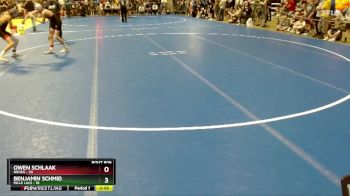 100 lbs Cons. Semi - Benjamin Schmid, Mille Lacs vs Owen Schlaak, NRHEG