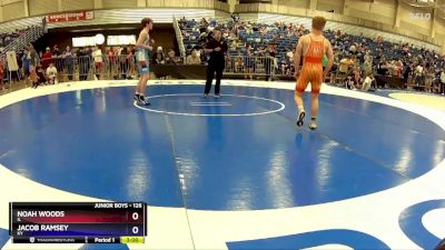 126 lbs Cons. Round 3 - Noah Woods, IL vs Jacob Ramsey, KY