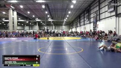 90 lbs Round 1 (4 Team) - Hayden Vail, GREAT BRIDGE WRESTLING CLUB vs Daityn Stone, CAPITAL CITY WRESTLING CLUB