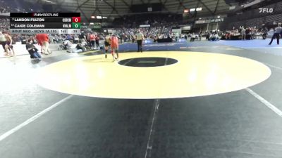 Boys 1A 150 lbs 3rd Place Match - Caige Coleman, Naches Valley vs Landon Fulton, Castle Rock