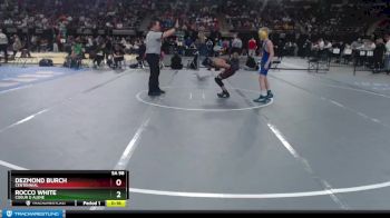 5A 98 lbs Cons. Round 3 - Rocco White, Coeur D Alene vs Dezmond Burch, Centennial