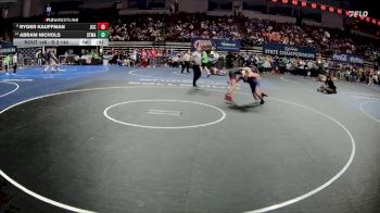 D 3 144 lbs Cons. Round 2 - Ryder Kauffman, John Curtis Christian vs Abram Nichols, St. Mary`s