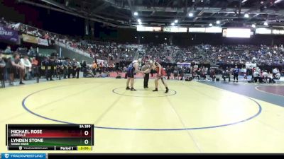 3A 285 lbs Champ. Round 1 - Lynden Stone, Snake River vs Michael Rose, Homedale