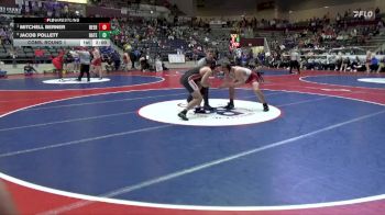 5A 215 lbs Cons. Round 1 - Mitchell Berner, Beebe vs Jacob Pollett, Batesville