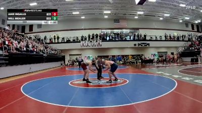 285 lbs Round 1 (16 Team) - Jake Ingalls, Mt. Pisgah Christian School vs Will Mealer, Heard County