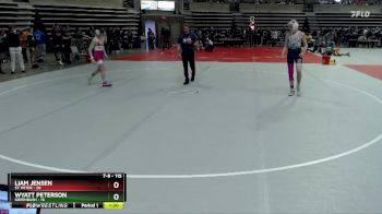 115 lbs Champ. Round 1 - Wyatt Peterson, Greenbush vs Liam Jensen, St. Peter
