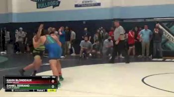 182 lbs Quarterfinal - Gavin Blondeaux, Green Valley vs Daniel Serrano, SLAM Academy