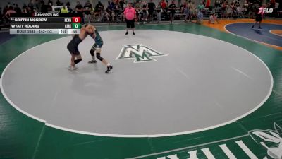 142-152 lbs Cons. Round 1 - Griffin McGrew, Normal West vs Wyatt Roland, Unattached