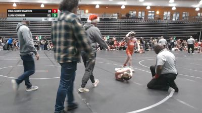88 lbs Round 6 (8 Team) - Dillinger Harris, Crossroads Wrestling vs Liam Osolin, NC Legend