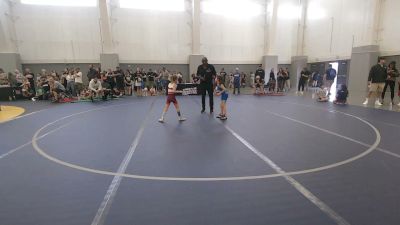 45 lbs Champ. Round 2 - Marley Senne, Bozeman Wrestling Club vs Caliyah Cruz, Grindhouse Wrestling Club