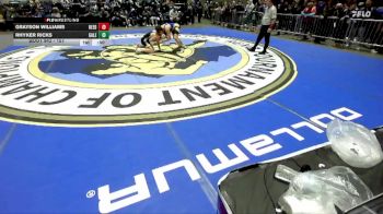 157 lbs Cons. Round 1 - Rhyker Ricks, Galena vs Grayson Williams, Reed