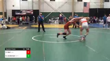 132 lbs Quarterfinal - Drew Bell, Hoxie vs Kory Anderson, Raptor Wrestling Club