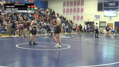 JV-26 lbs Round 2 - Cael Post, Independence vs James Nelson, Benton Community