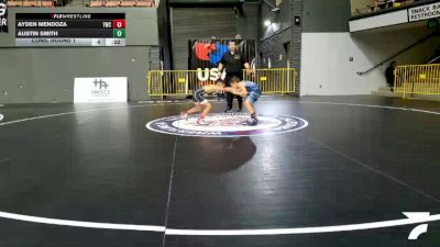 Intermediate Boys - 63 lbs Champ. Round 2 - Zayne Macias, Wright Wrestling Academy vs Hendrix Fronhofer, Beat The Streets - Los Angeles