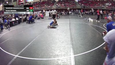 59 lbs Cons. Round 2 - Maddon Hendrickson, Hawks Wrestling Club (Lincoln) vs Eliaz Brandl, MWC Wrestling Academy