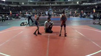 57 lbs Quarterfinal - Gabriel Gustafson, New Mexico Wolfpack vs Kaleb Valdez, El Paso WildCats