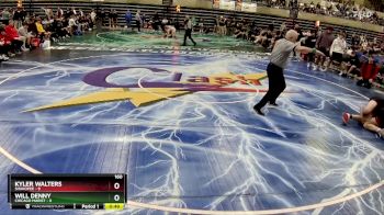 160 lbs Finals (8 Team) - Will Denny, Chicago Marist vs Kyler Walters, Shakopee