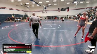 132 lbs Semifinal - London Woods, Salado vs Noelle Adams, Katy