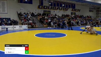 123 lbs Consi Of 8 #2 - Xamian Munoz, Brawley vs Lander Bosh, Layton (UT)