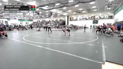 80 lbs Champ. Round 1 - Beckett George, G1 Training Center vs Abel Dickerson, PSF Wrestling
