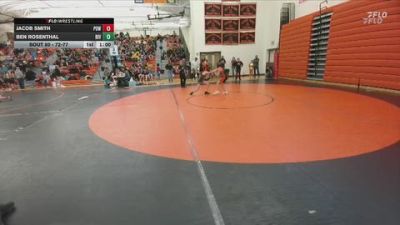 72-77 lbs Round 1 - Jacob Smith, Powell Middle School vs Ben Rosenthal, Riverton Middle School