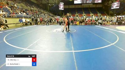 88 lbs Rnd Of 16 - Hunter Shirley, WA vs Cameron Schofield, IN