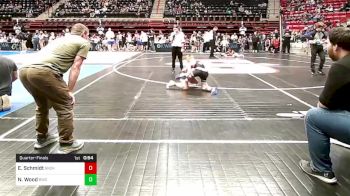 80 lbs Quarterfinal - Elliott Schmidt, Broken Arrow Wrestling Club vs Nyjah Wood, Bentonville Wrestling Club