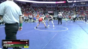 2A-113 lbs Cons. Round 2 - Lane Travis, Creston vs Jacob Nelson, Columbus/WMU