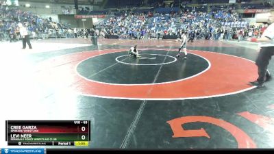 63 lbs Champ. Round 2 - Cree Garza, Spokane Wrestling vs Levi Neer, Ferndale Force Wrestling Club