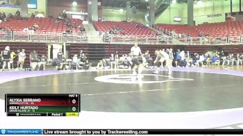 120 lbs Round 4 (8 Team) - Alyxia Serrano, Garden City HS vs Keily Hurtado, Grand Island JV