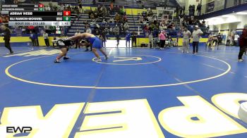 215 lbs Round Of 16 - Adrian Webb, Wilson-Henryetta vs Eli Ramon-Moguel, Will Rogers