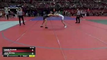 D1-132 lbs Quarterfinal - Jack McCall, Lebanon vs Chase Pluhar, Brecksville
