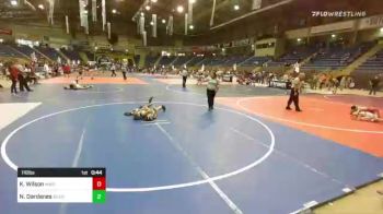 116 lbs Consi Of 4 - Kirk Wilson, Mwd vs Nick Dardanes, Bearcave