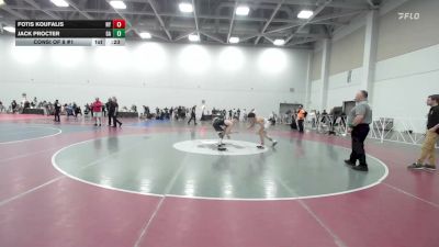 126 lbs Consi Of 8 #1 - Fotis Koufalis, NY vs Jack Procter, GA