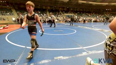64 lbs Consi Of 4 - Ryland Peters, Claremore Wrestling Club vs Callan Carson, Salina Wrestling Club