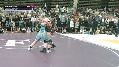 Rr Rnd 1 - Beatrice Land, Northern Delaware Wrestling Academy vs Mikaela Tepley, .