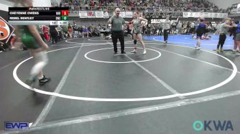 126 lbs Rr Rnd 1 - Cheyenne Owens, Warner Eagles Youth Wrestling vs Rebel Bentley, Brushy Wrestling Club