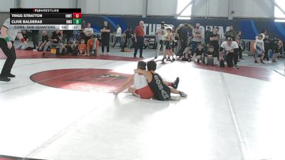 84 lbs Cons. Sub-quarters - Clive Balderas, Ronan Wrestling Club vs Trigg Stratton, Inland Northwest Wrestling Training Center